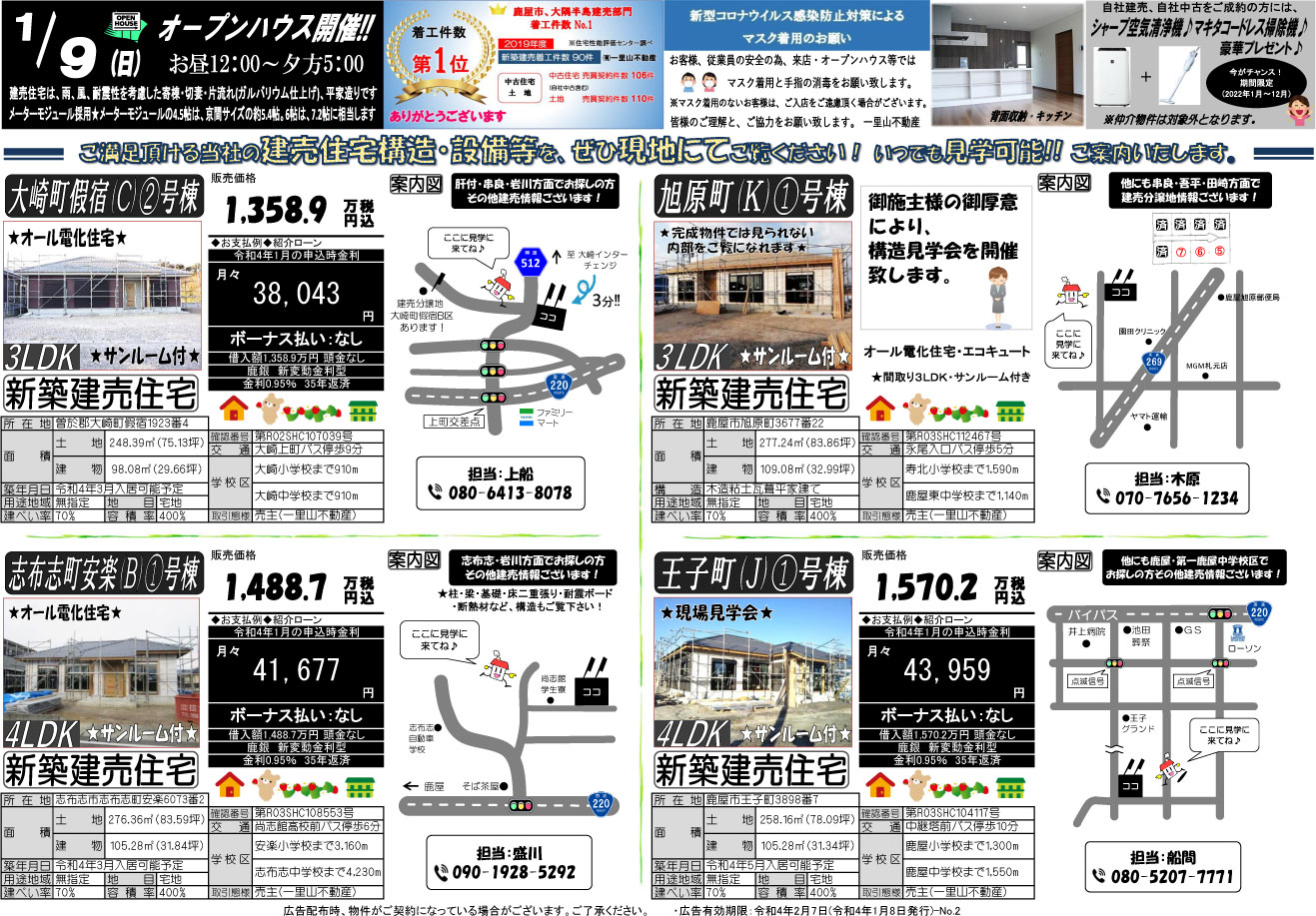1月8日　大隅地区