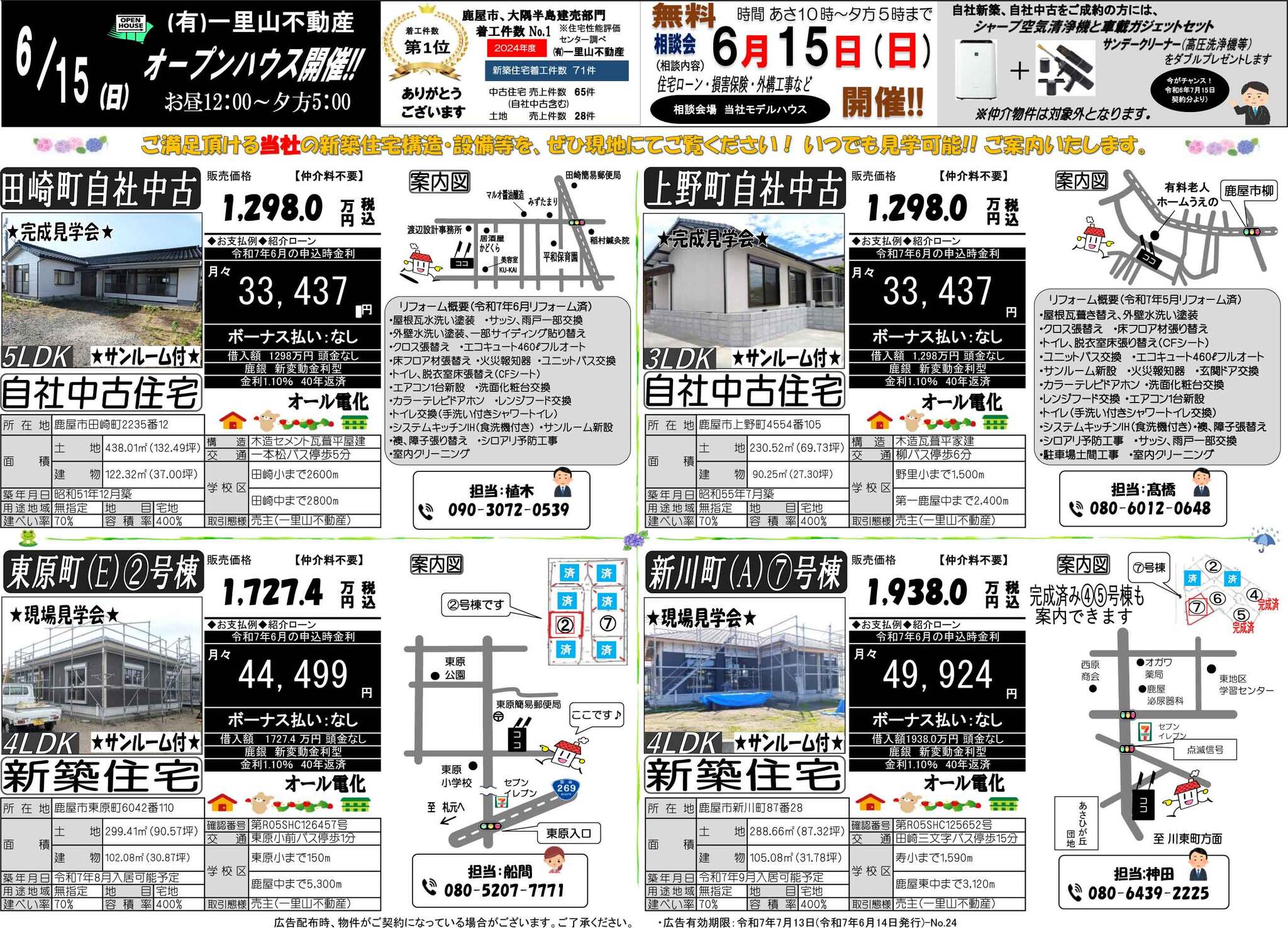6月14日　大隅地区